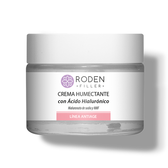 crema humectante con ácido hialurónico