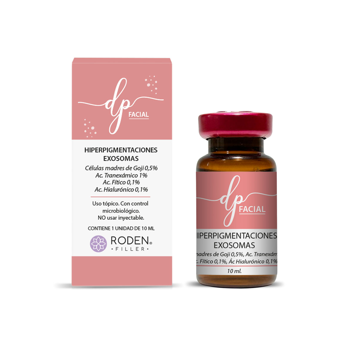 DP facial hiperpigmentaciones exosomas