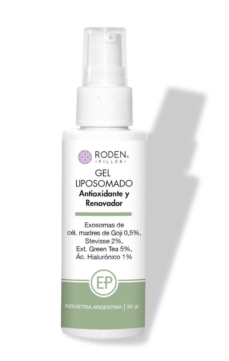 gel liposomados antioxidante y renovador con exosomas