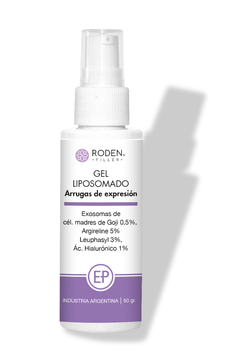 gel liposomado arrugas de expresión exosomas