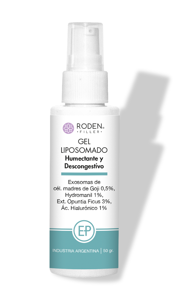gel liposomado humectante y descongestivo exosomas