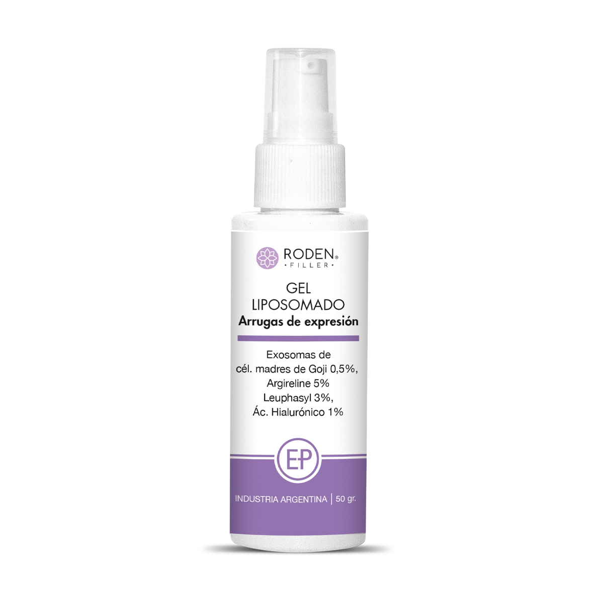 gel liposomado arrugas de expresión exosomas