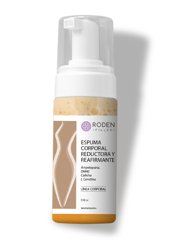 espuma corporal reductora y reafirmante