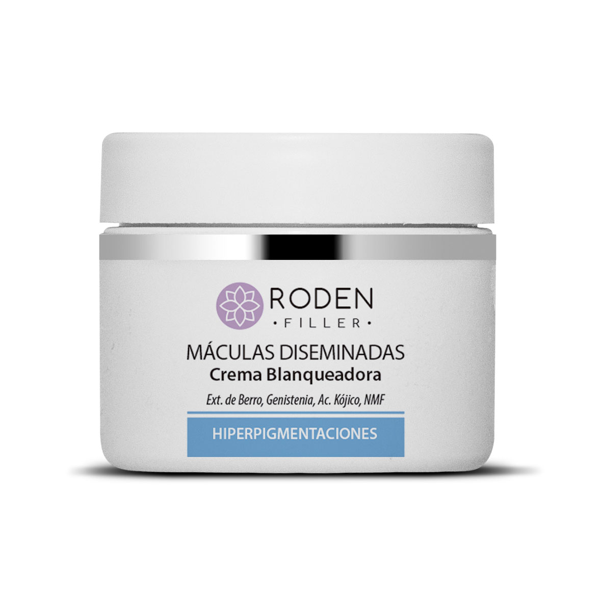 máculas diseminadas, crema blanqueadora