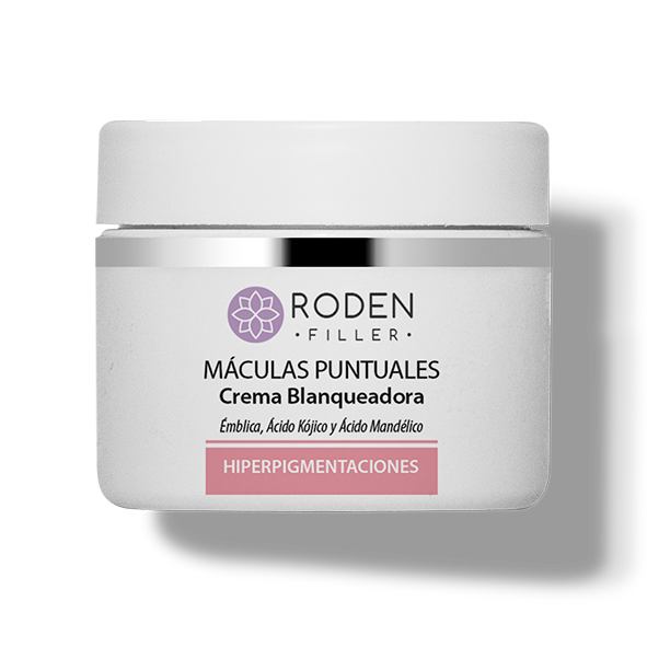 máculas puntuales crema blanqueadora