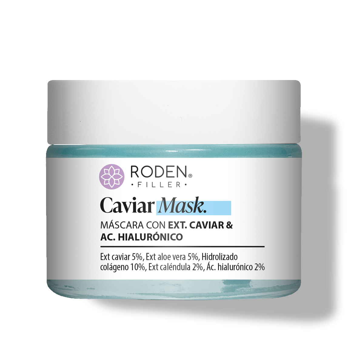 máscara con ext. de caviar y ac. hialurónico