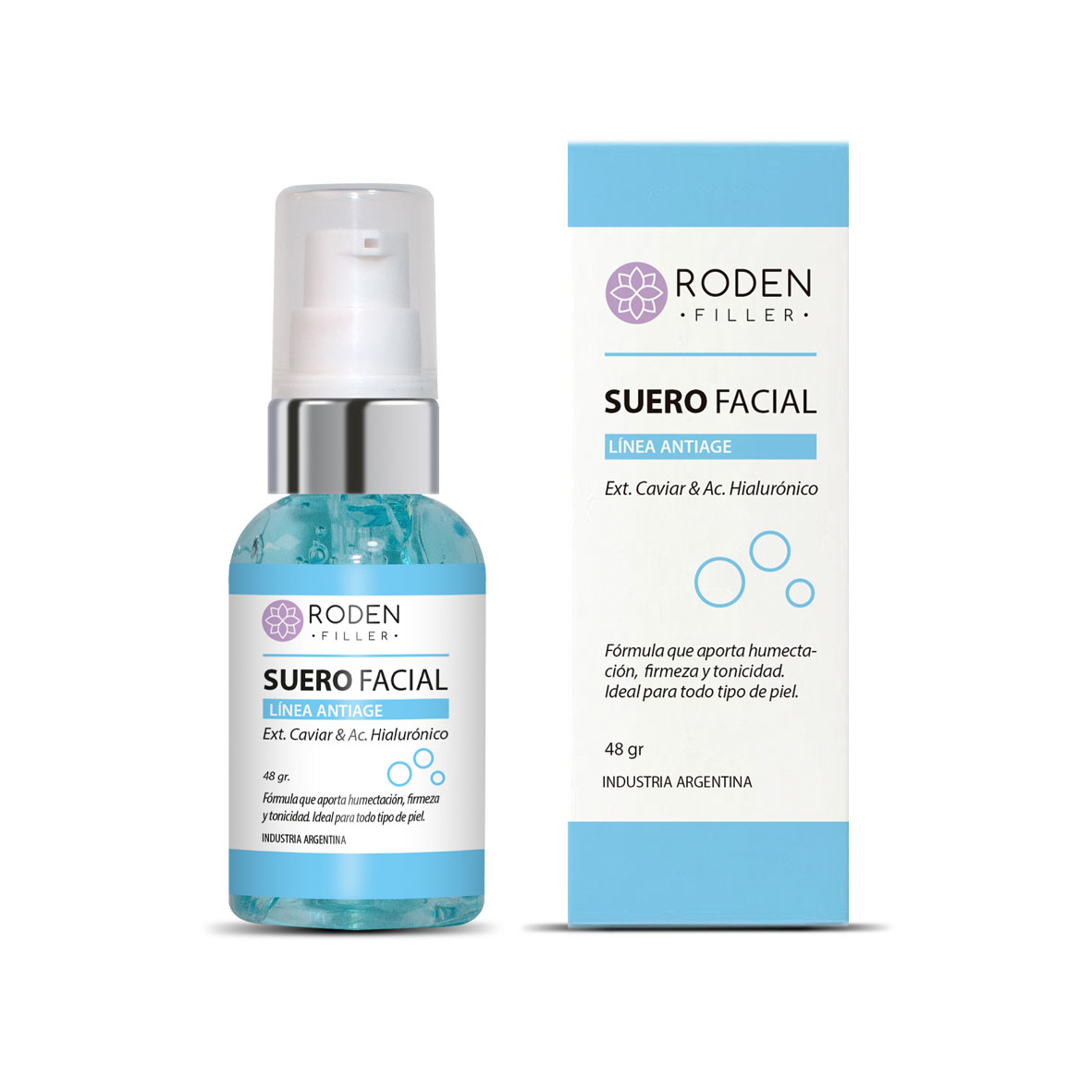 suero facial caviar y ac. hialurónico