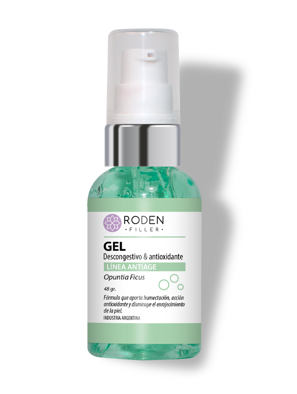 gel descongestivo y antioxidante opuntia ficus